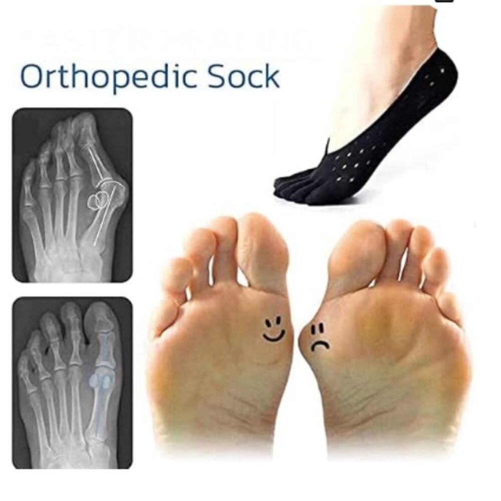 4 Pairs Anti Bunions Socks, Projoint Antibunions Health Sock, Bunion Corrector31 - Picture 2 of 6